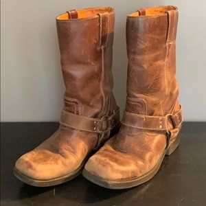 Girls FRYE Boots Harness Pull-On 1 1/2 1.5